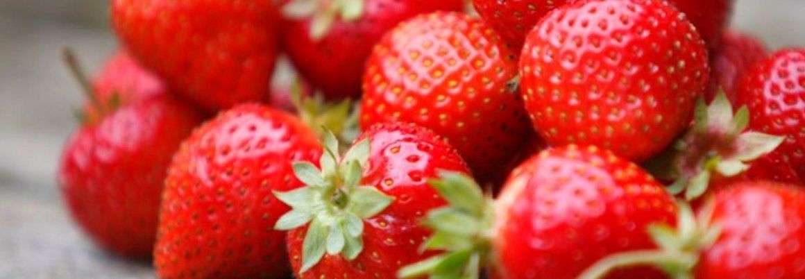 Erdbeeren in Nahaufnahme